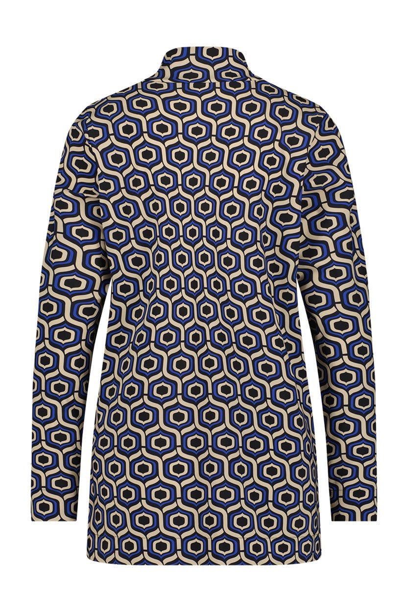 Mavis Graphic Tunic - Blauw Dessin