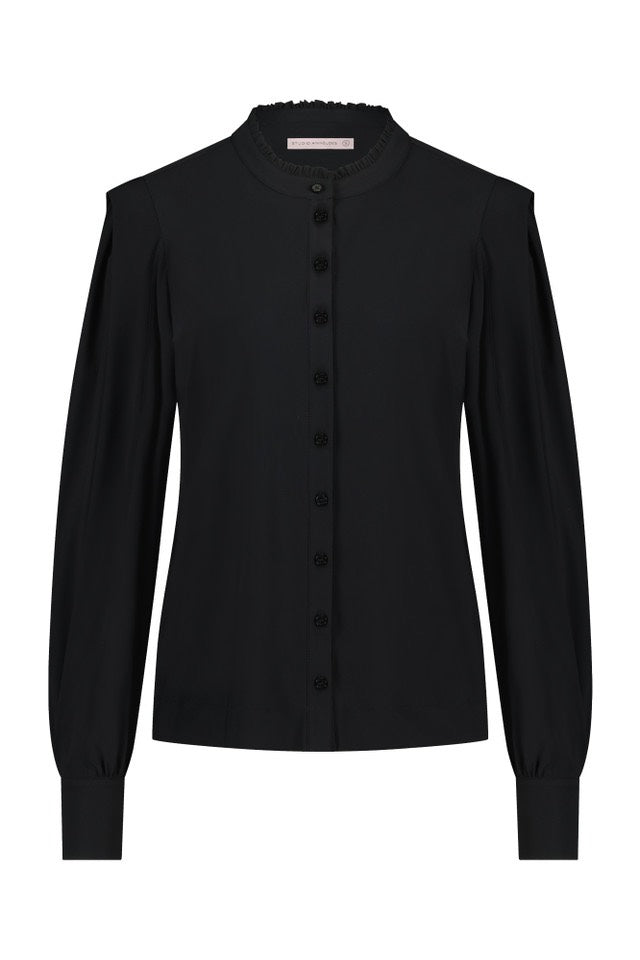 Nellie Blouse - Zwart