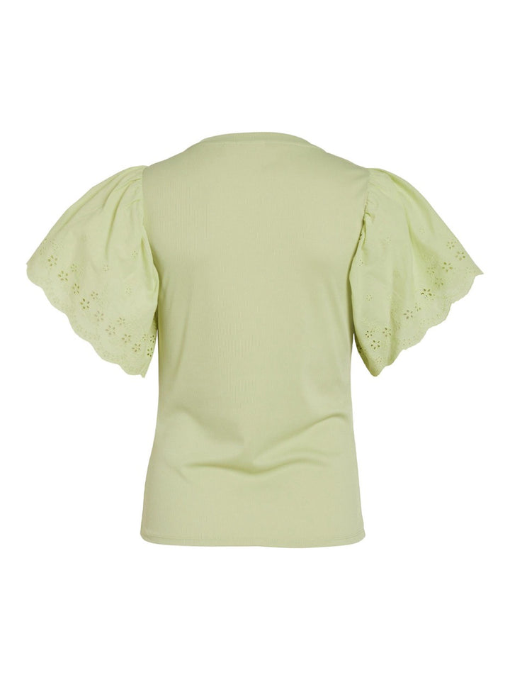 Vilala O-neck S/s Top/su - Mint