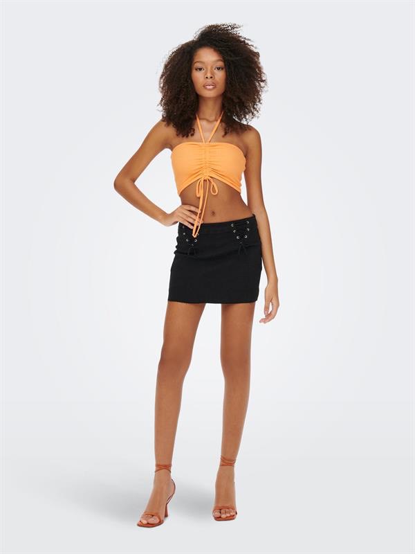 Onlemma Halterneck Rouching Top Nn - Mango