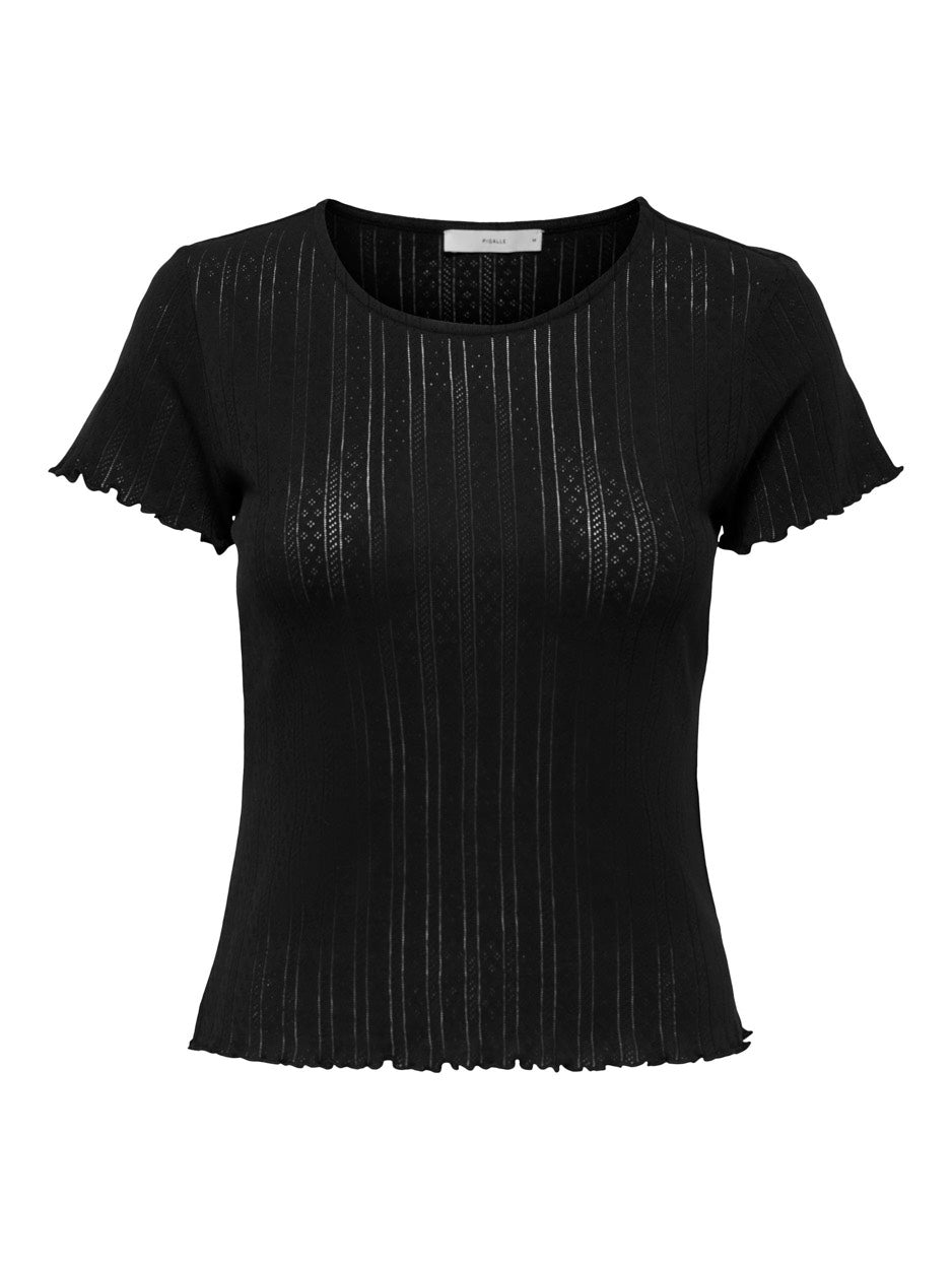 Onlcarlotta S/s Top Jrs Noos - Zwart