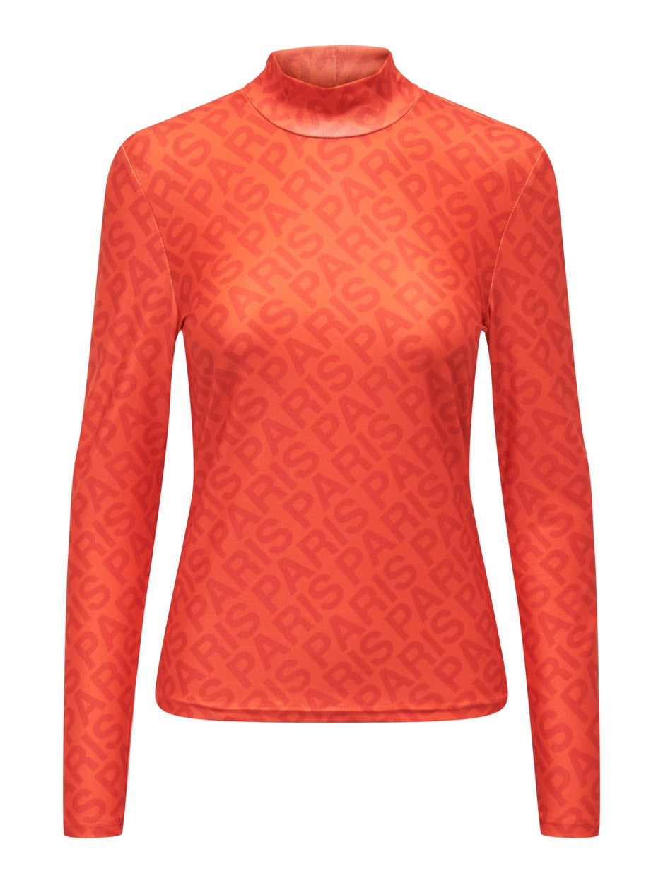 Onllaura L/s Top Cs Jrs - Oranje