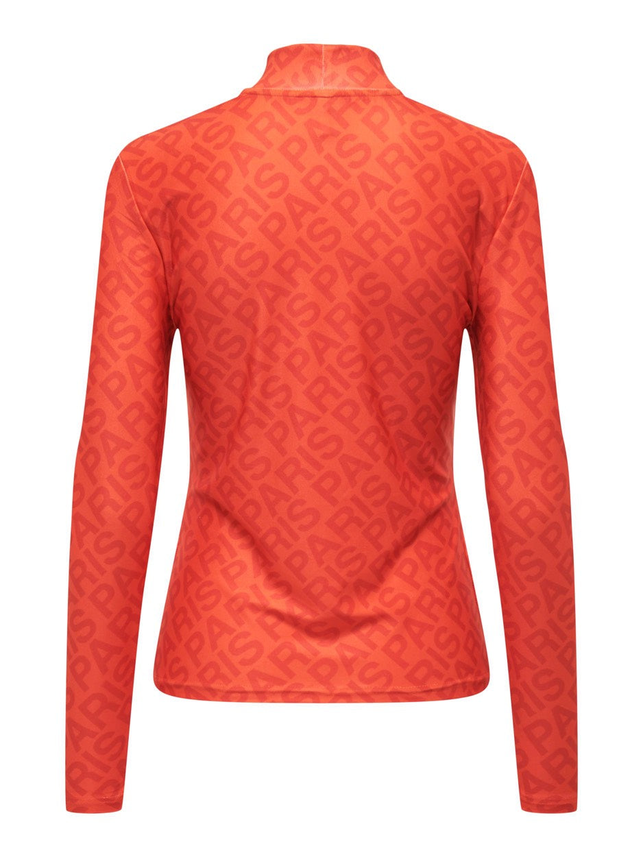 Onllaura L/s Top Cs Jrs - Oranje