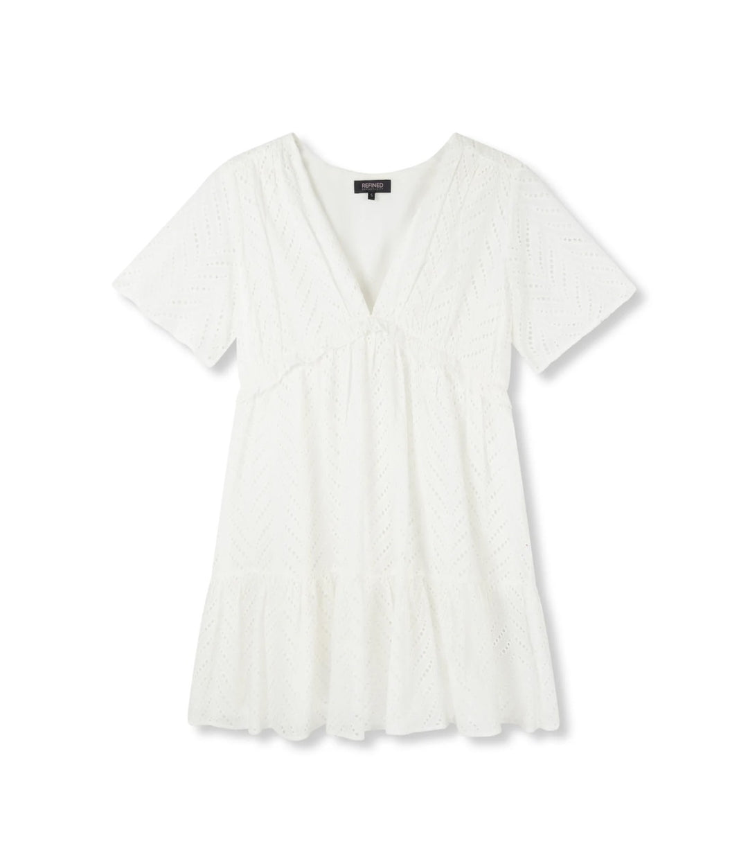Noor Ladies Woven A Line Dress - Off-white