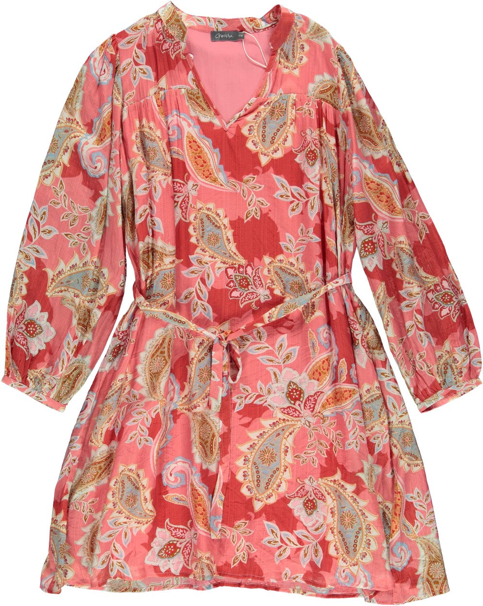 Dress Paisley - Roze Dessin