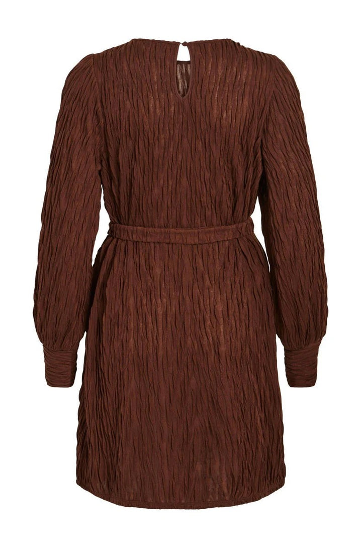 Viplisso L/s Dress/su - Cognac