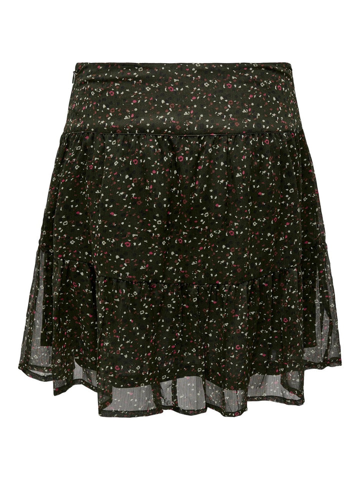 Onlriley Skirt Ex Ptm - Groen Dessin