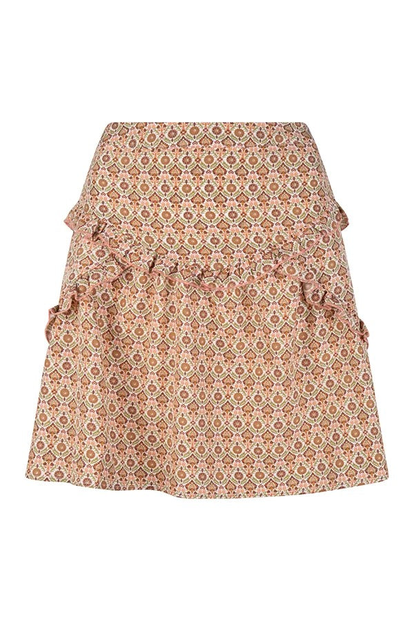 Skirt Lin - Bruin Dessin