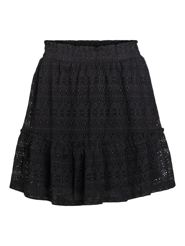 Vichikka Hw Short Skirt - Zwart
