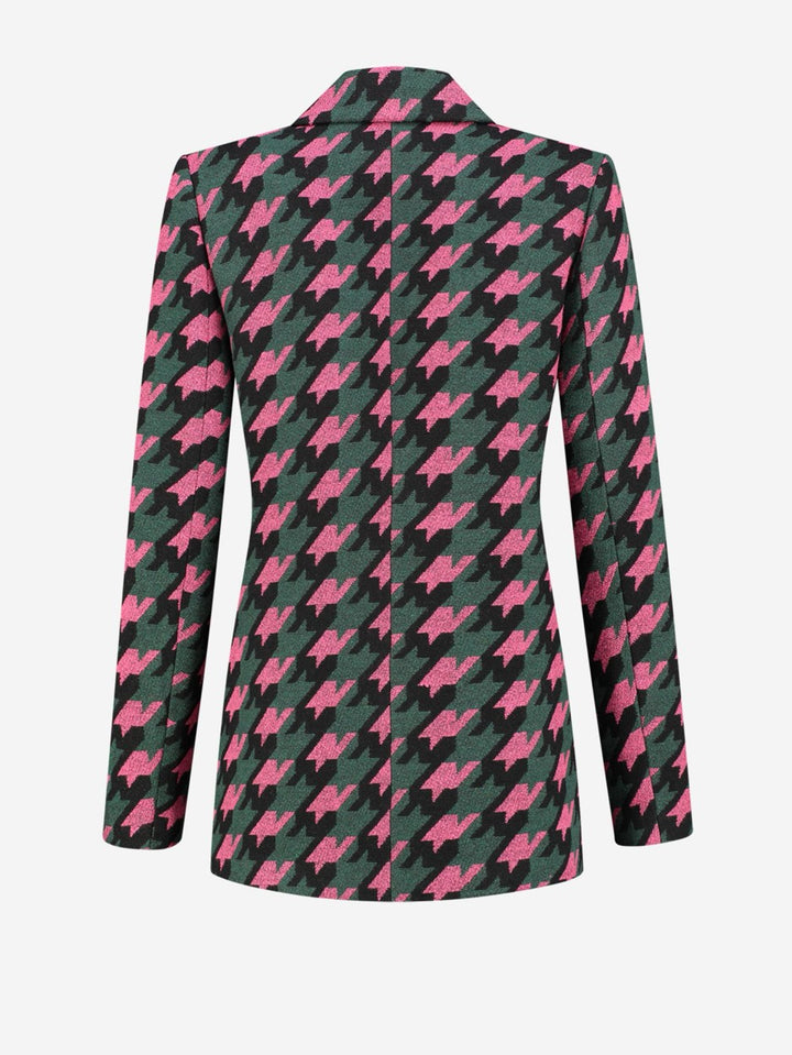 Heather Blazer - Roze Dessin