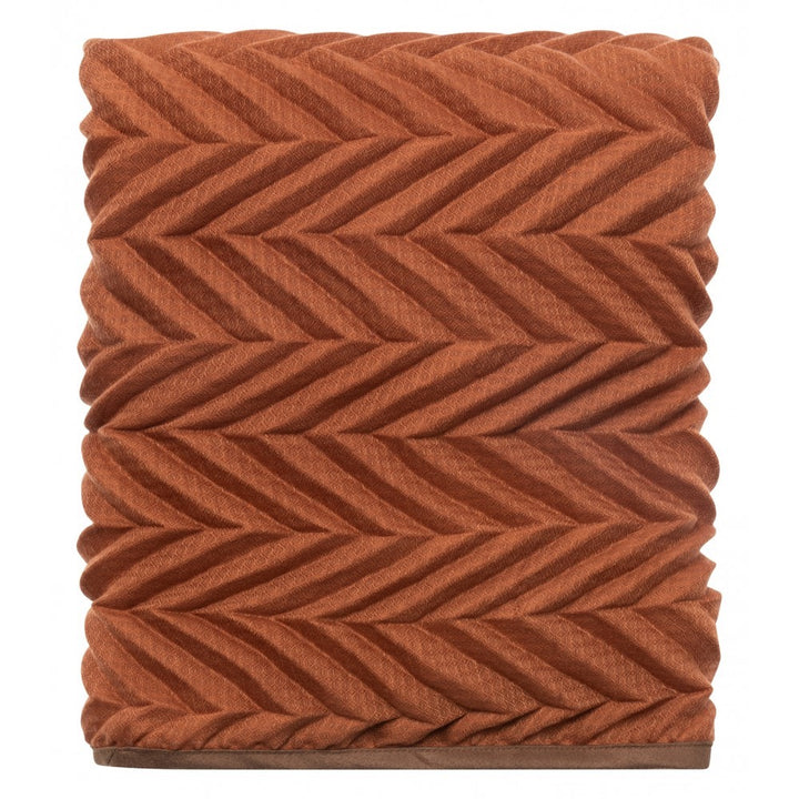 Pleated Scarf - Roest