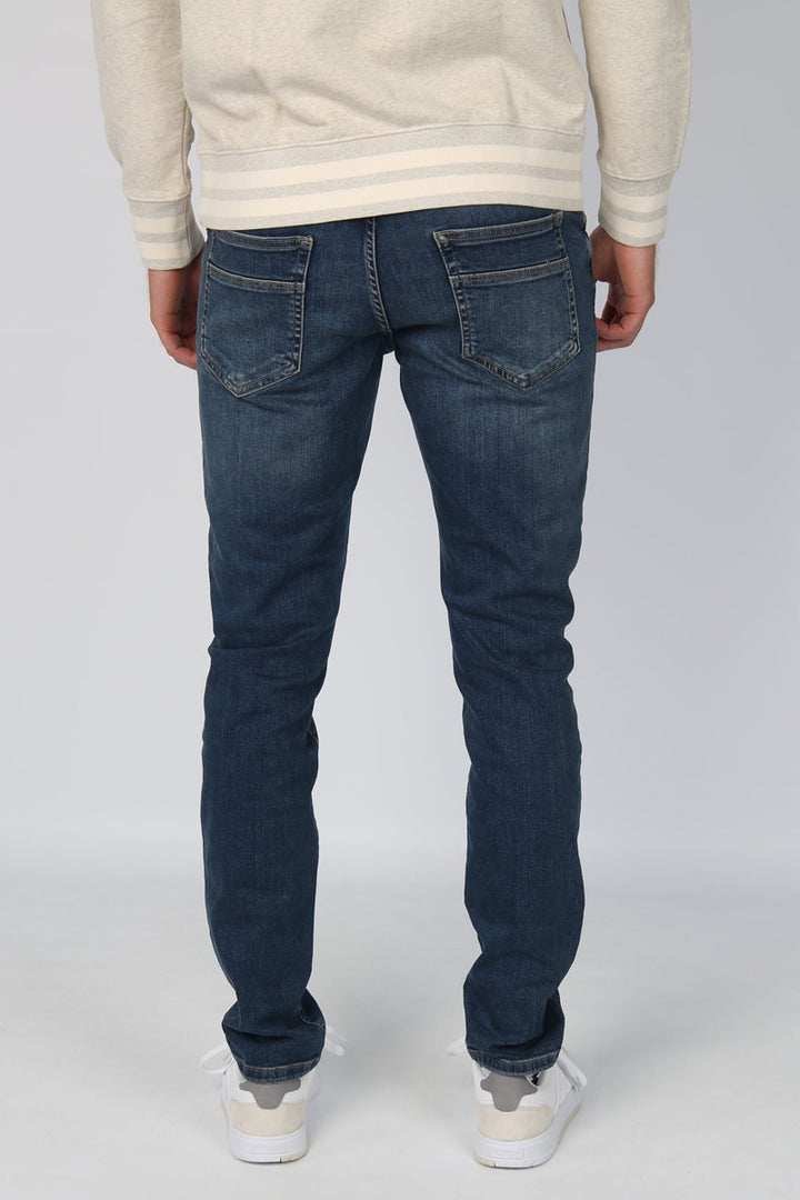 Bates Denim Dark Used - Blue Denim