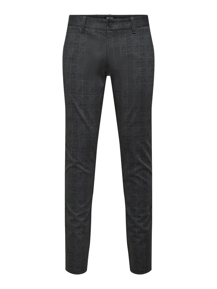 Onsmark Check Pants Hy Gw 9887 Noos - Zwart Dessin