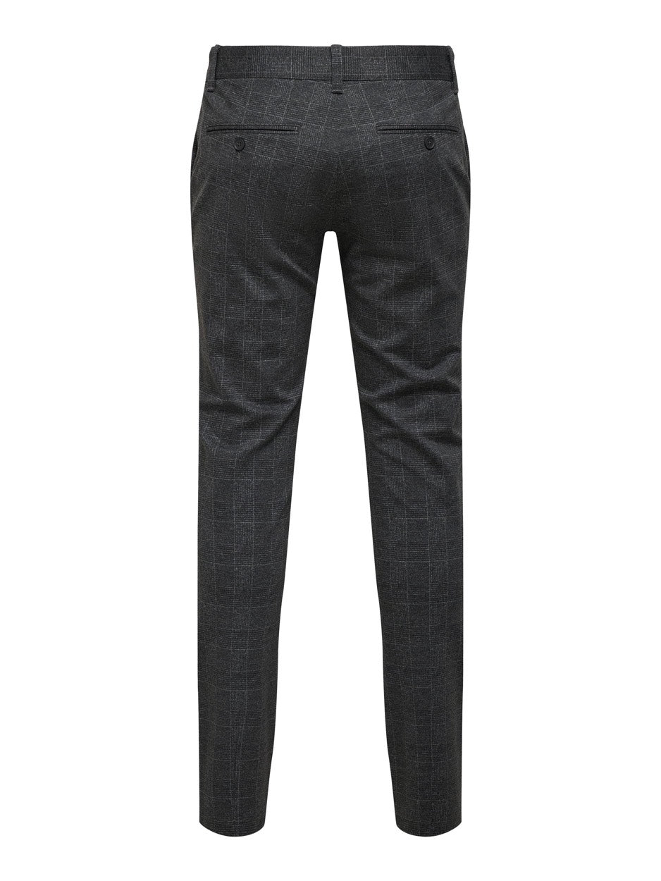 Onsmark Check Pants Hy Gw 9887 Noos - Zwart Dessin