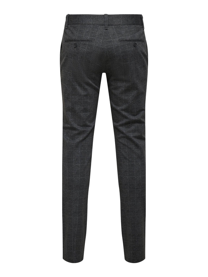 Onsmark Check Pants Hy Gw 9887 Noos - Zwart Dessin