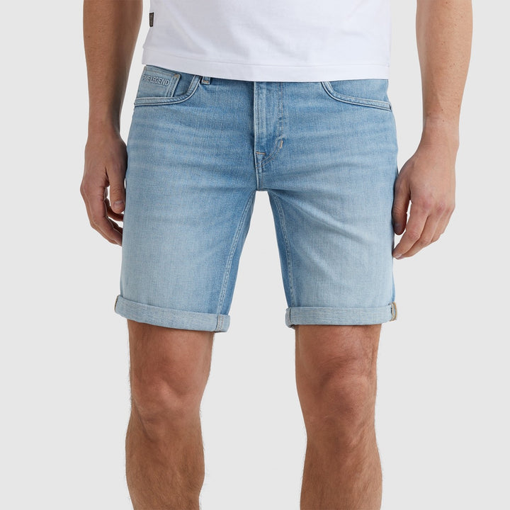 Pme Legend Nightflight Short Light Blue Wash - Blue Denim