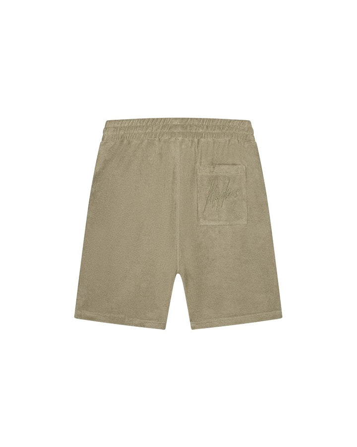 Signature Towelling Short - Olijf