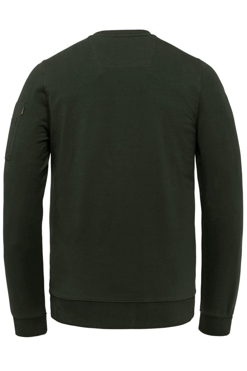 R-neck Airstrip Sweat - Olijf