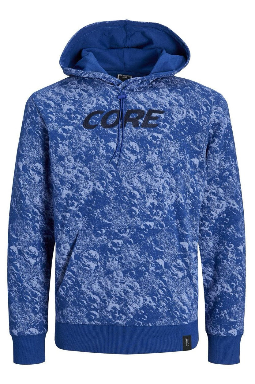 Jcoaop Luner Sweat Hood Smu - Kobalt