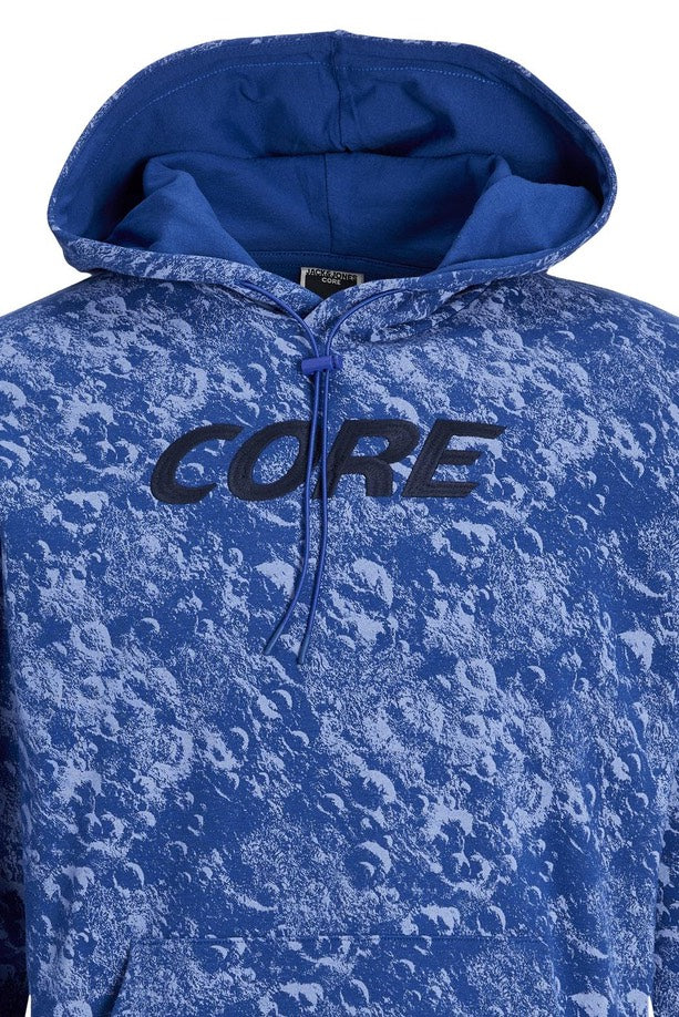 Jcoaop Luner Sweat Hood Smu - Kobalt