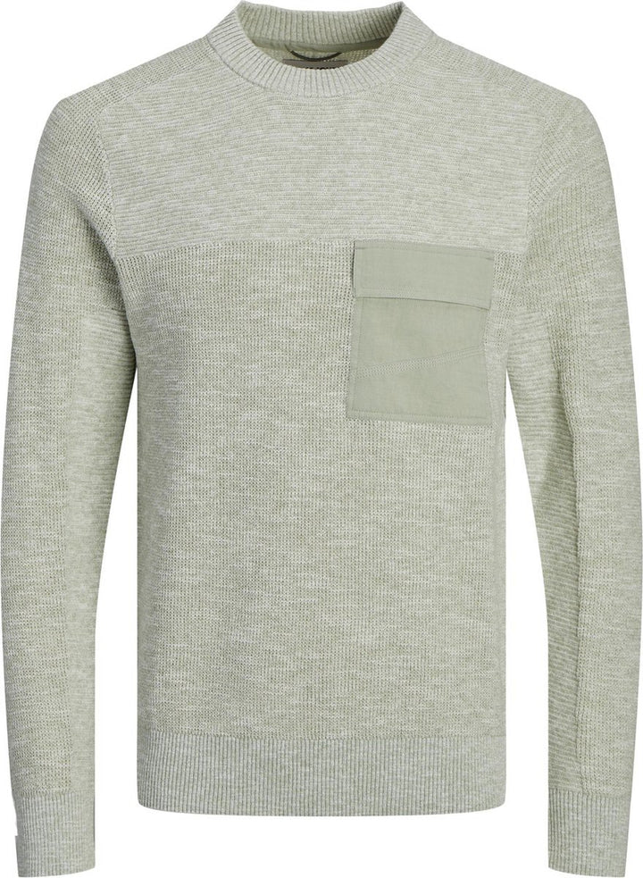 Jcodigital Linen Knit Crew Neck - Zand