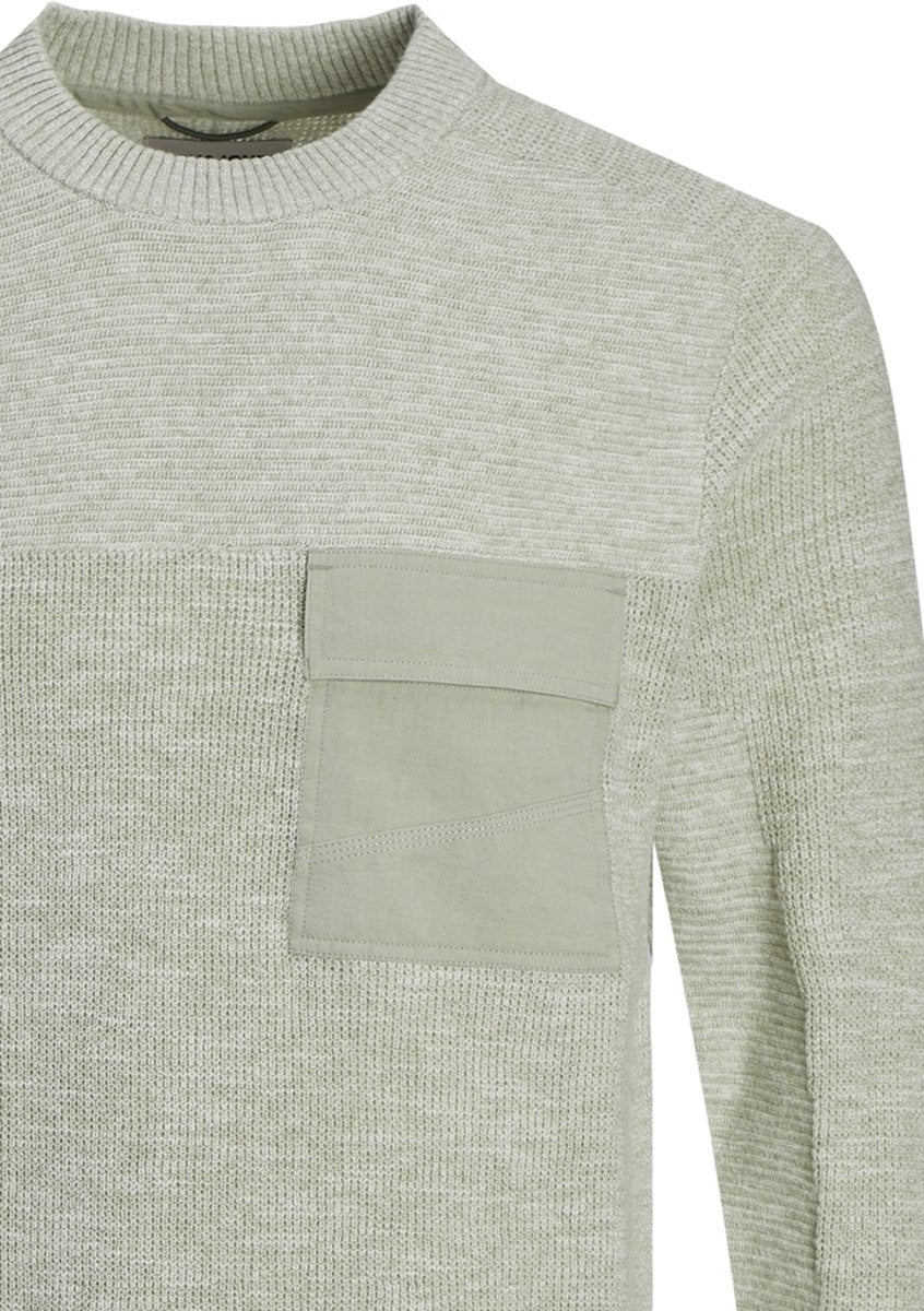 Jcodigital Linen Knit Crew Neck - Zand