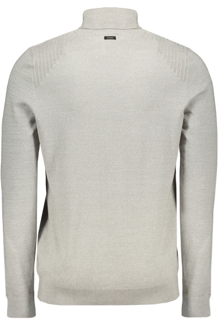 Turtleneck Cotton 2 Tone Mouline - Beige