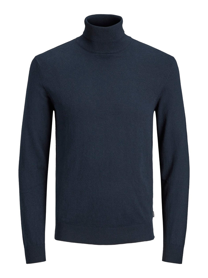 Jjeemil Knit Roll Neck Noos - Navy