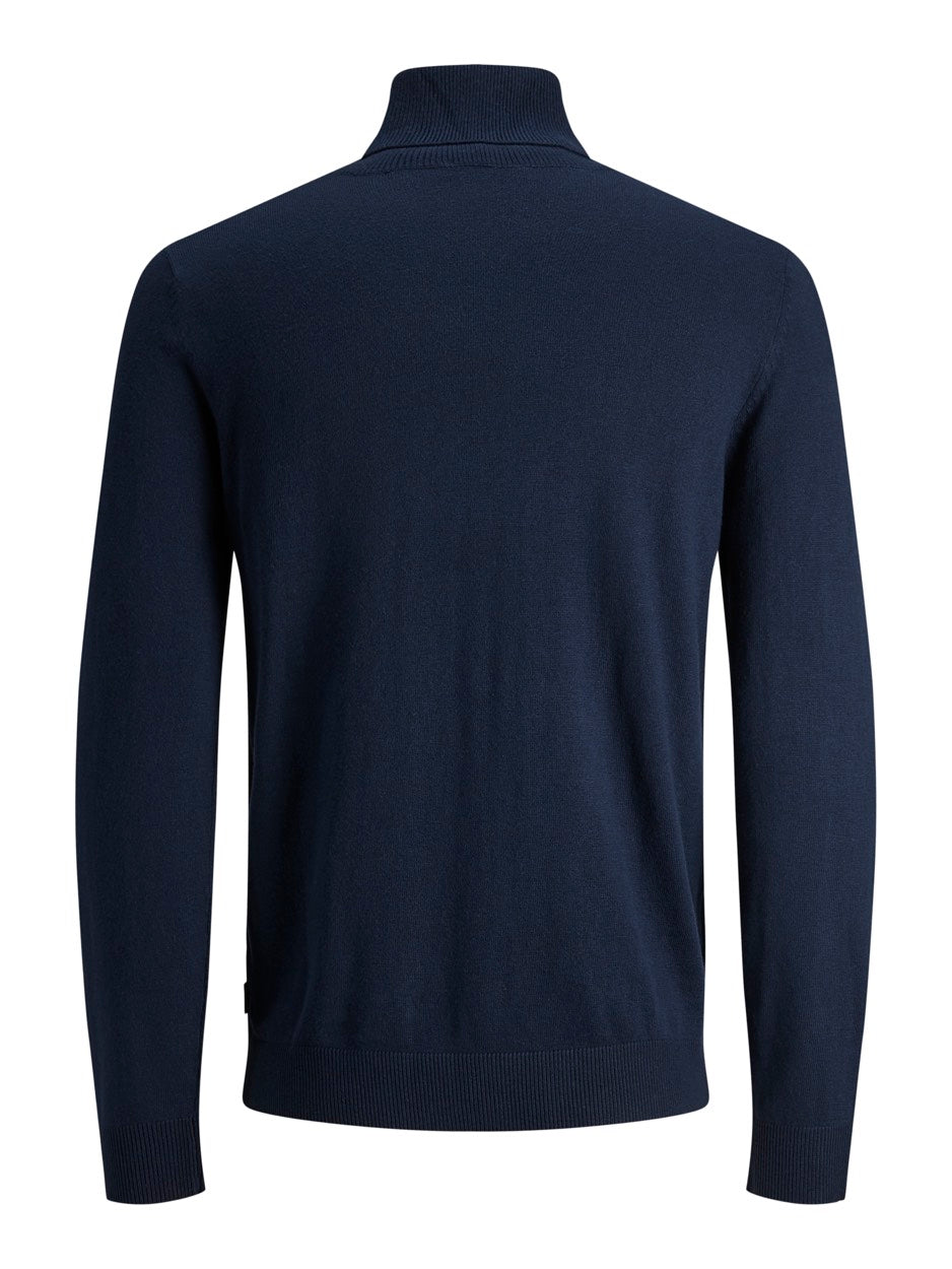 Jjeemil Knit Roll Neck Noos - Navy