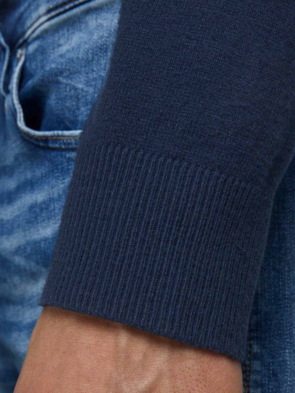 Jjeemil Knit Roll Neck Noos - Navy