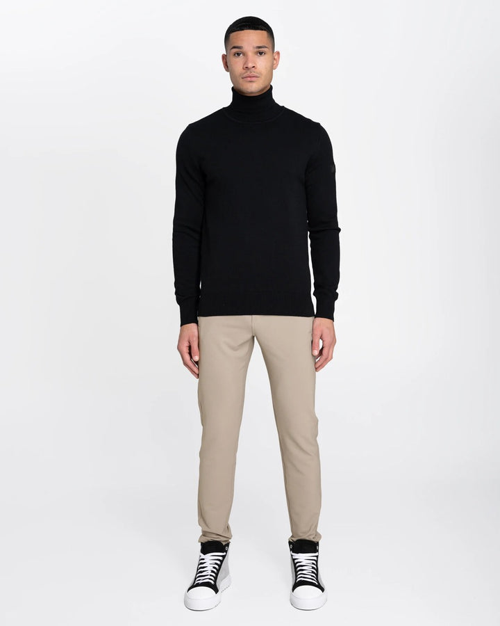 Knit Turtleneck - Zwart