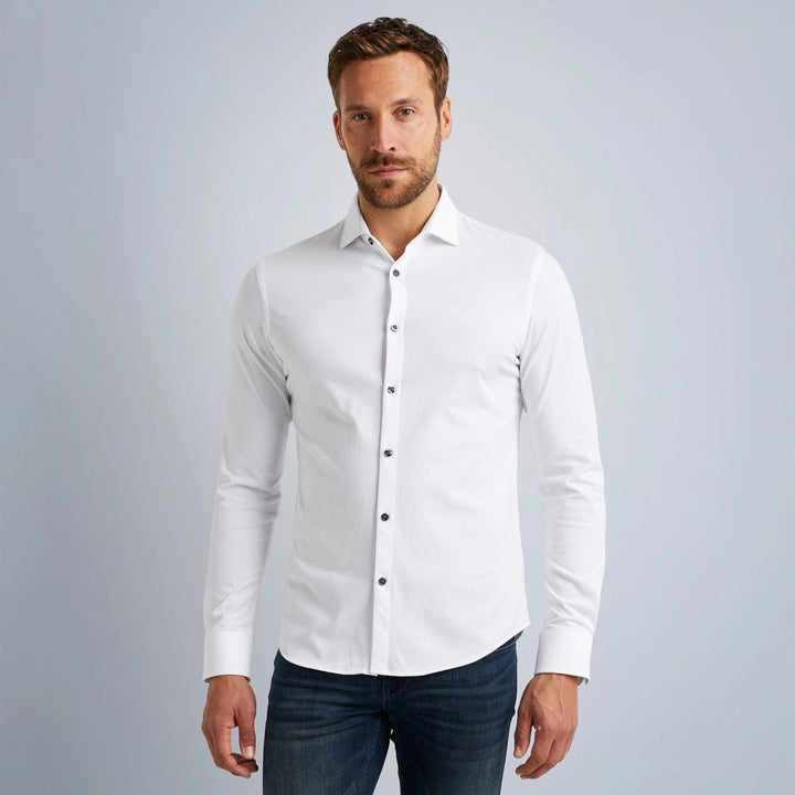 Long Sleeve Shirt Ctn Single Jerse - Off-white