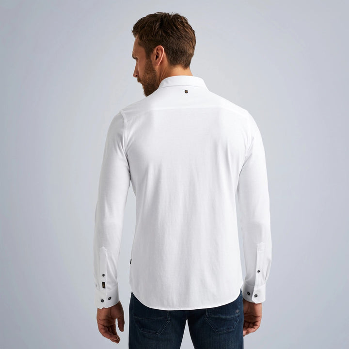 Long Sleeve Shirt Ctn Single Jerse - Off-white