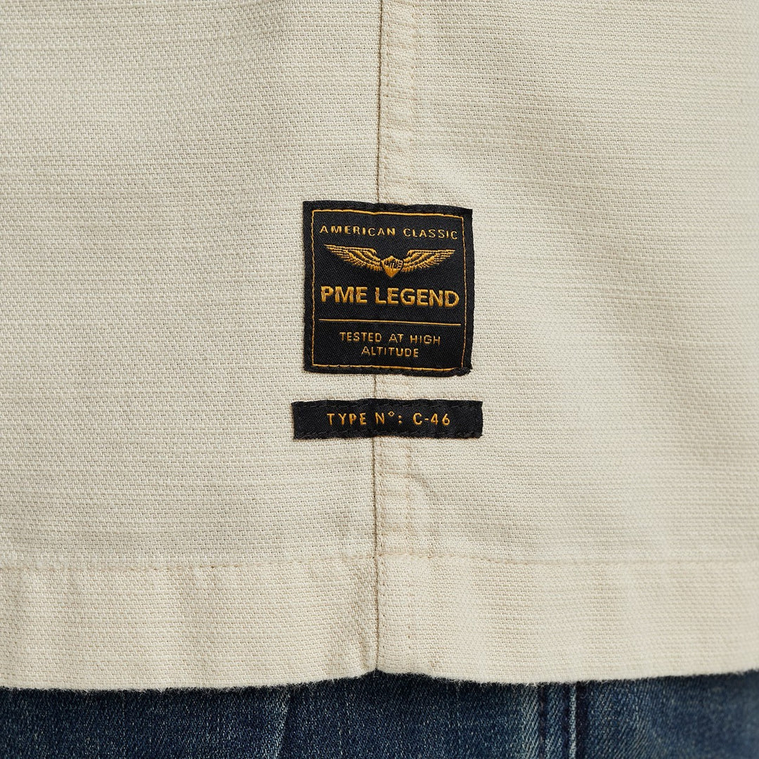 Long Sleeve Shirt Tencel Blend - Ecru