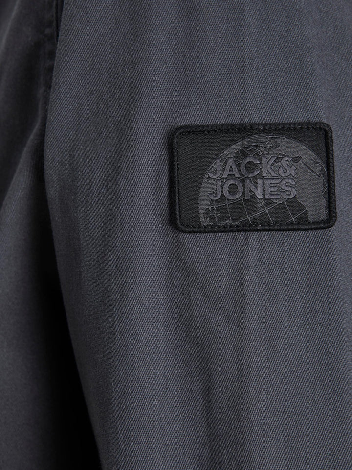 Jcoclassic Ben Overshirt Ls Relaxed - Steel