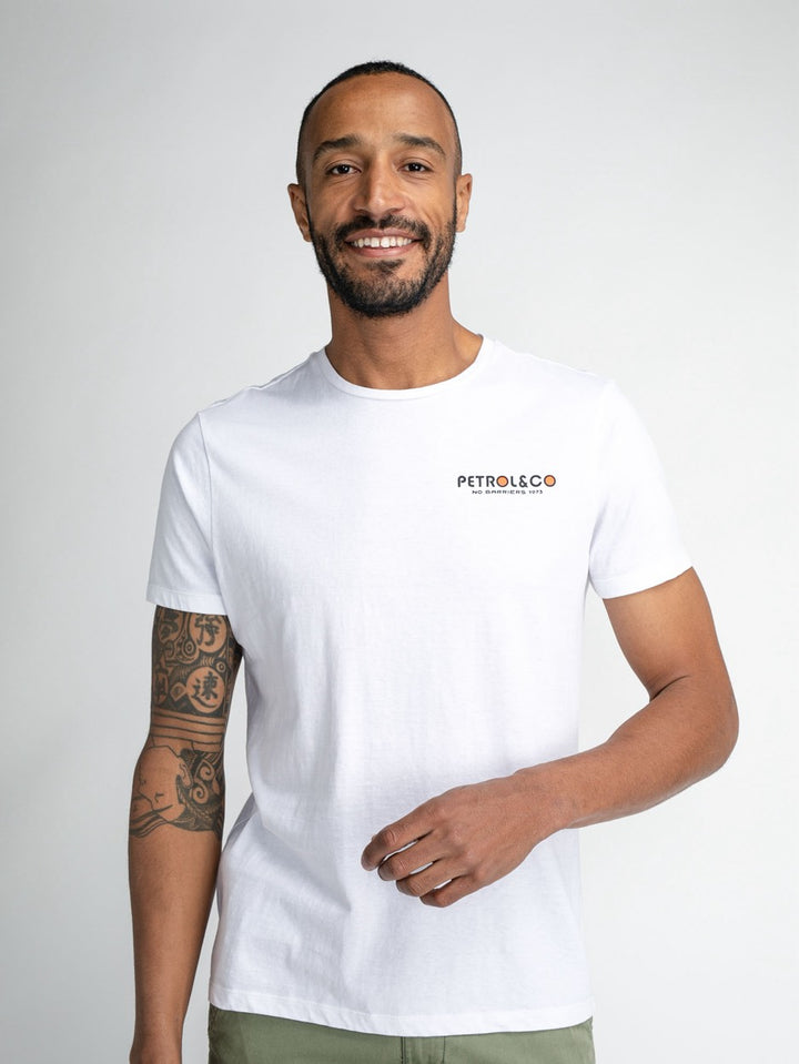 T-shirt Back Print - Off-white