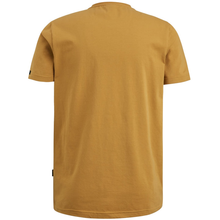 Short Sleeve R-neck Cotton Elastan - Oranje