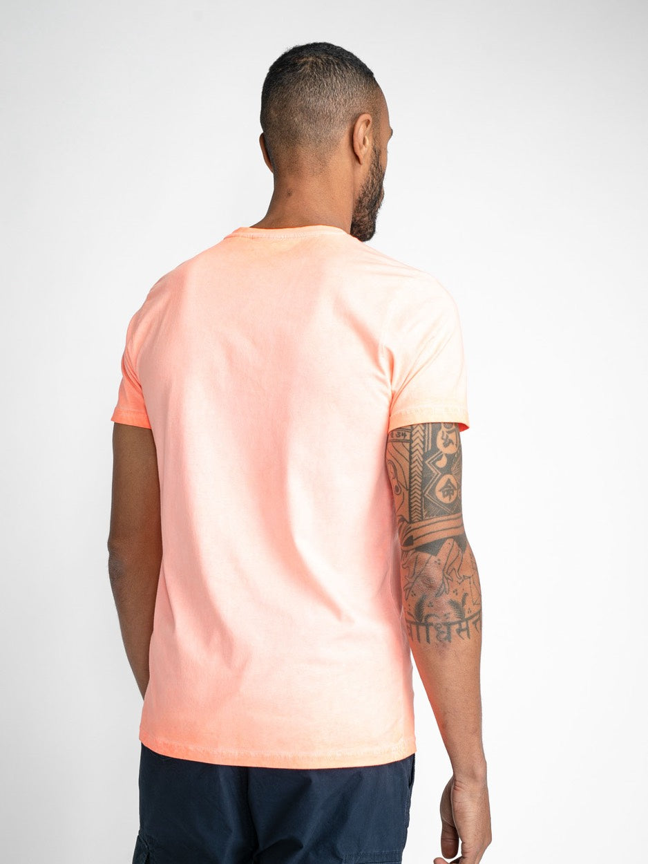 T-shirt Classic Print - Zalm/peach