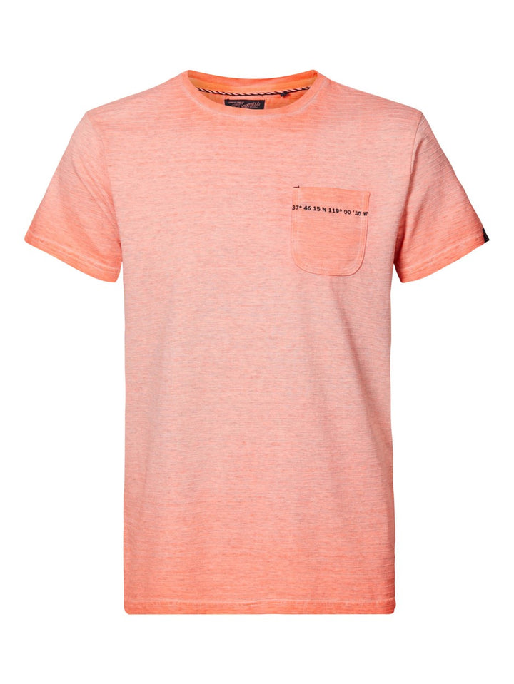 T-shirt Ss R-neck - Oranje