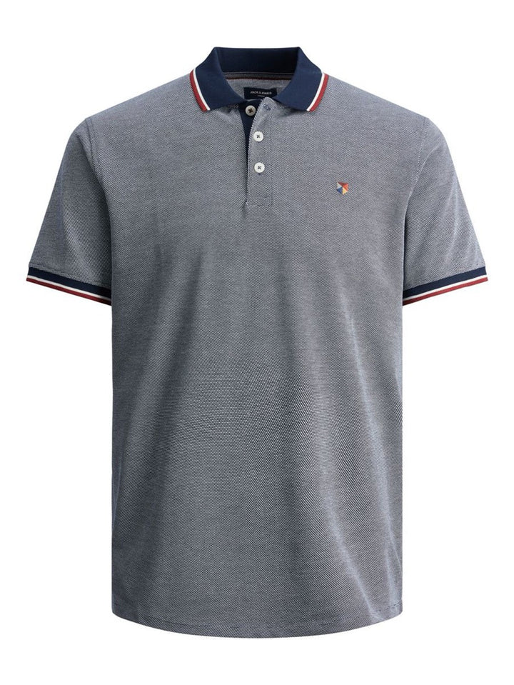 Jprbluwin Polo Ss Sts - Blauw Melee