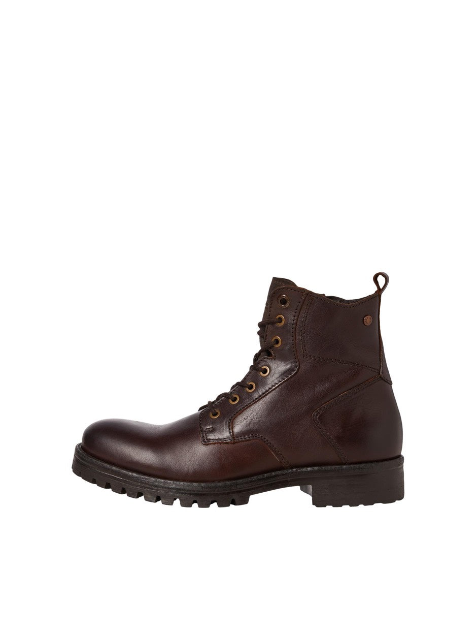 Jfwatticus Leather Boot - Bruin