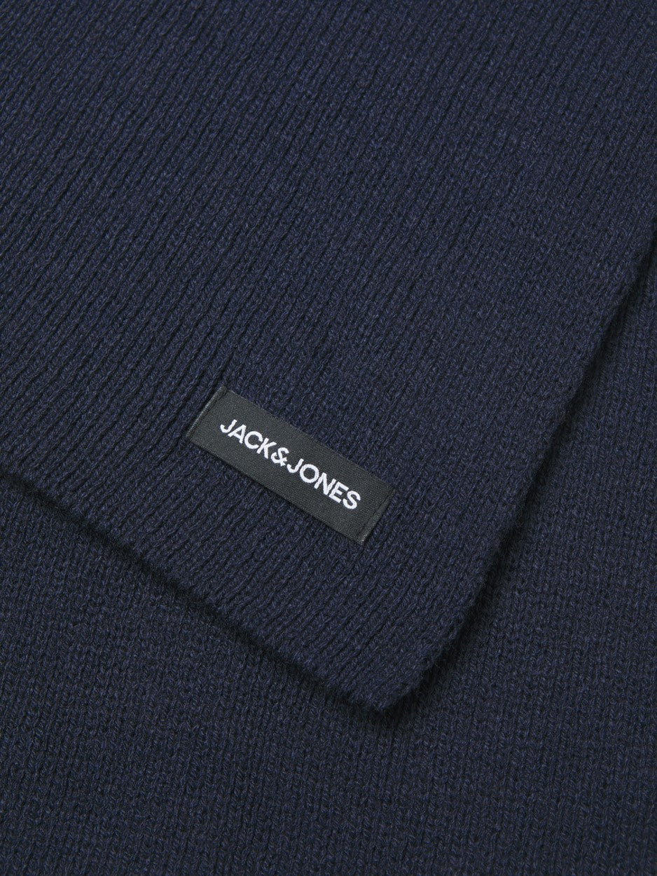 Jacdna Knit Scarf Noos - Navy