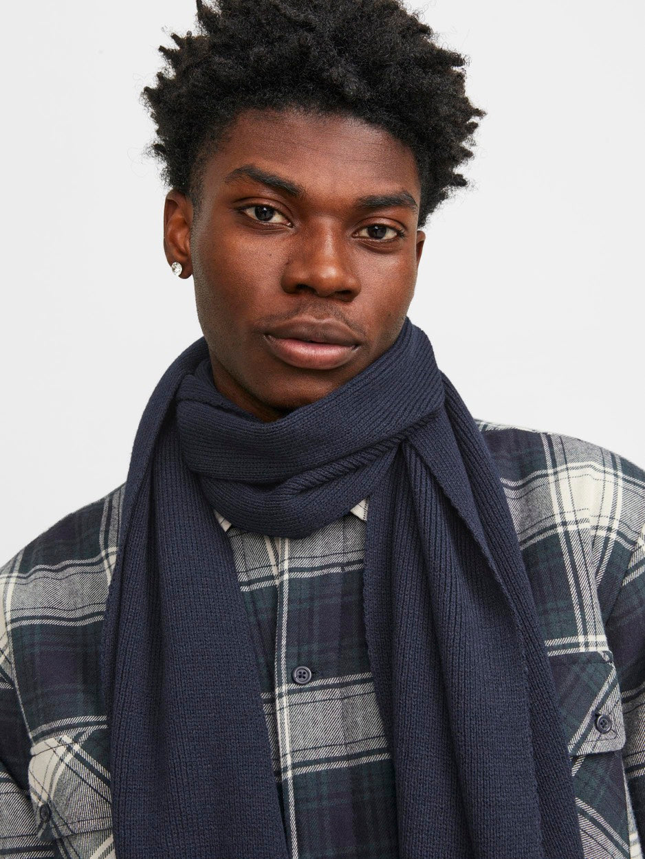 Jacdna Knit Scarf Noos - Navy