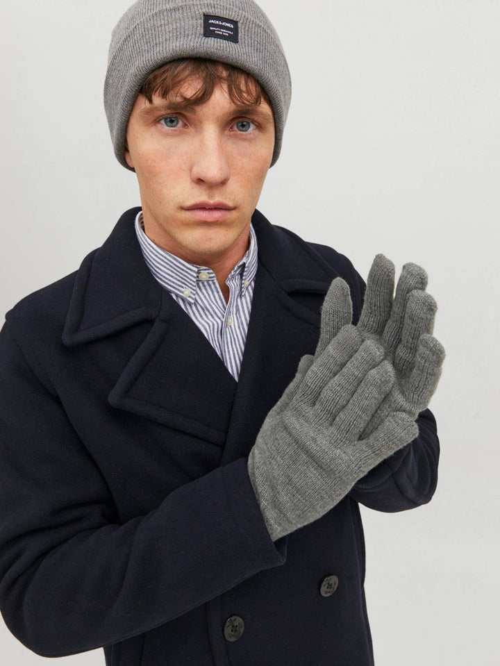 Jacbarry Knitted Gloves Noos - Grijs